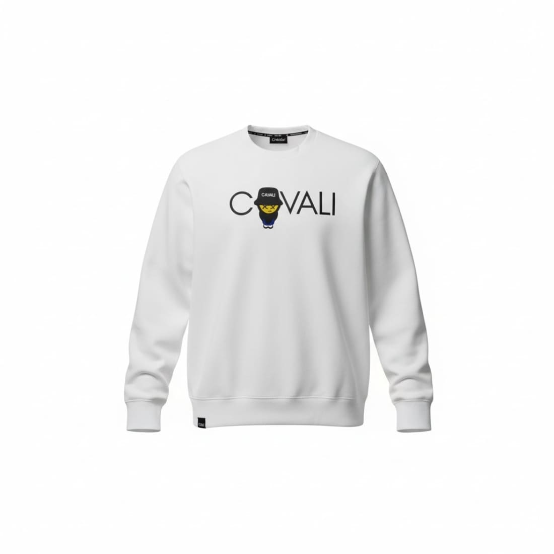 167-10 Covali Classico Sweater White