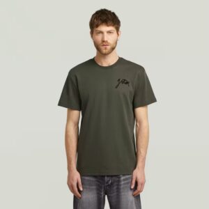 G-Star Raw Script S/S Tee Asfalt