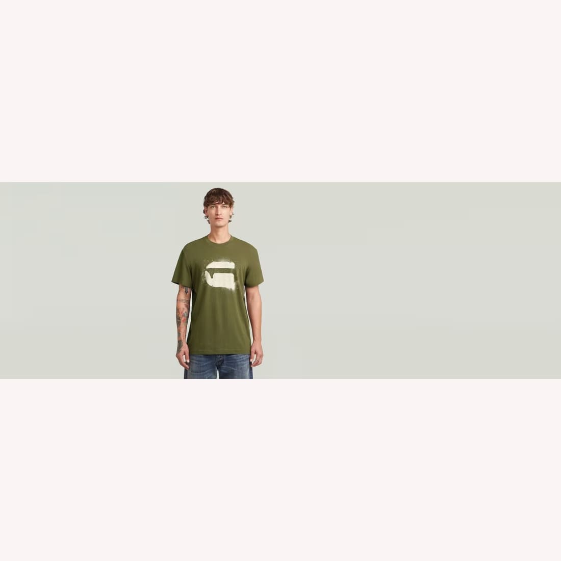 G-Star Raw Spray G Logo Shadow Olive G-Star Raw Spray G Logo Shadow Olive