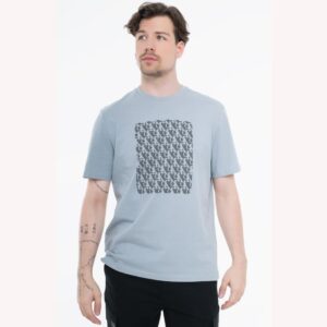 Calvin Klein Macro Aop Puff S/S Tee Light
