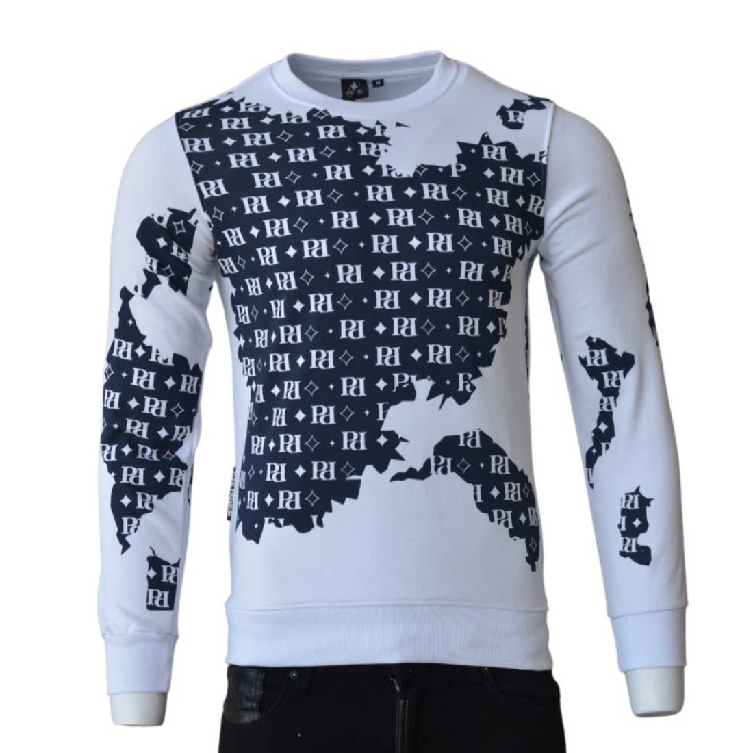 Pure Premium Pablo Sweater Wht Pure Premium Pablo Sweater Wht