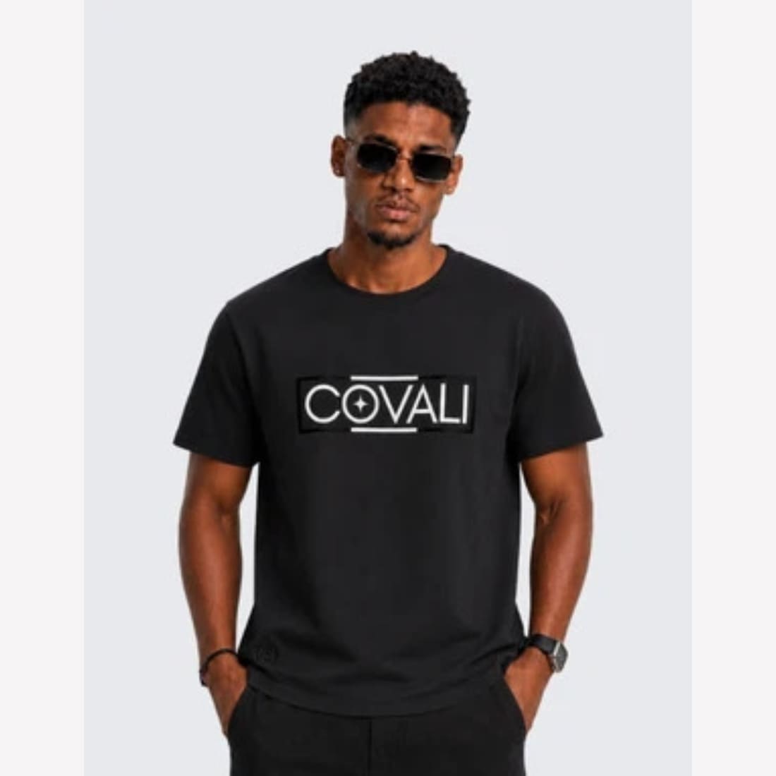 217-2 Covali Rossi T-Shirt Black